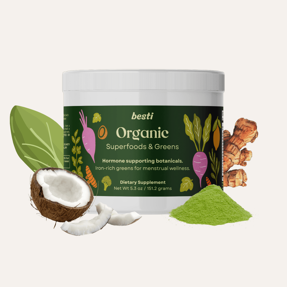 Organic Greens and Superfoods | Daily Nutrition Powder