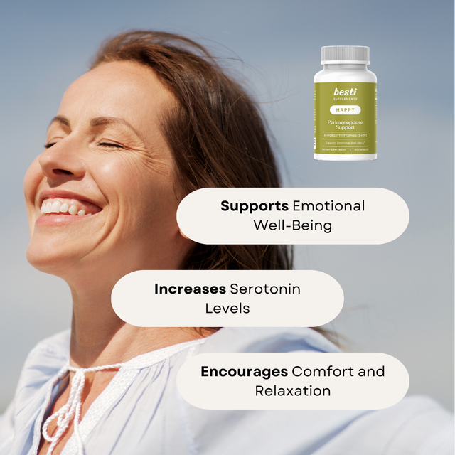 HAPPY: 5-HTP Supplement for Sleep Support