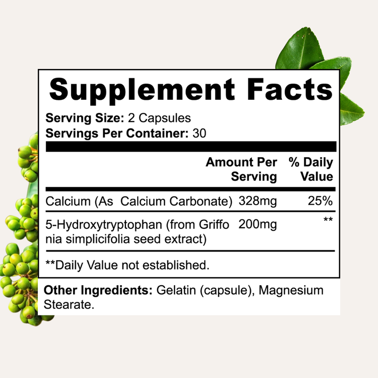 HAPPY: 5-HTP Supplement for Sleep Support