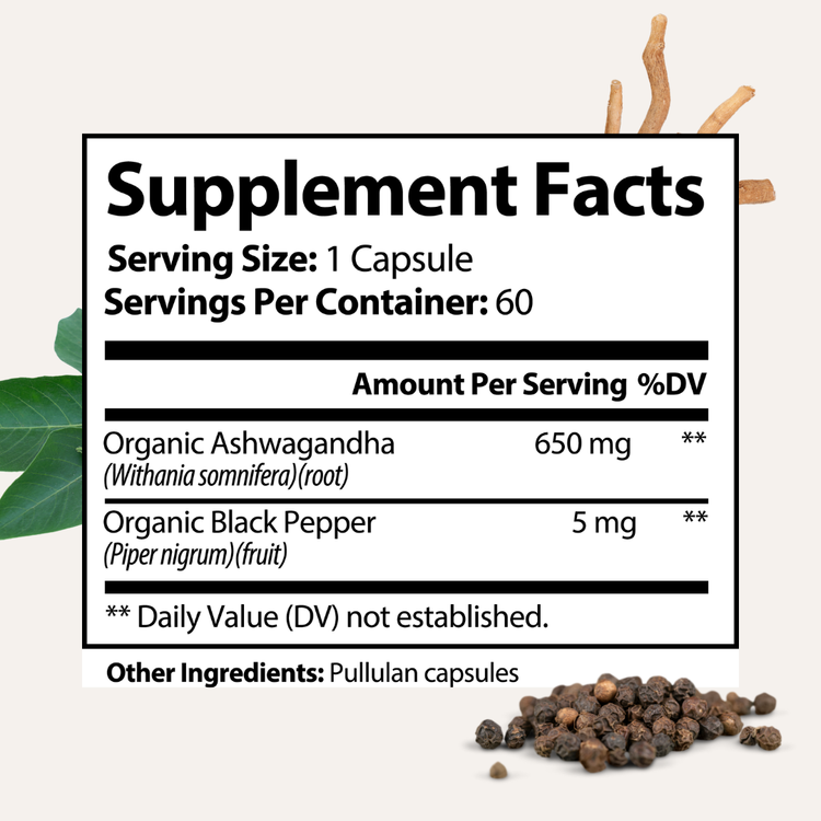 MOOD: Ashwagandha Supplement for Mood Swings & Cramp Relief