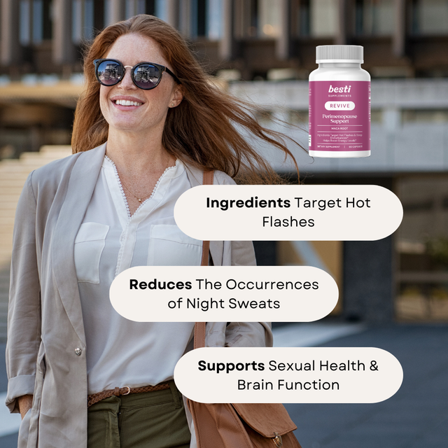 REVIVE: Triple Maca Supplement for Hot Flashes & Night Sweats
