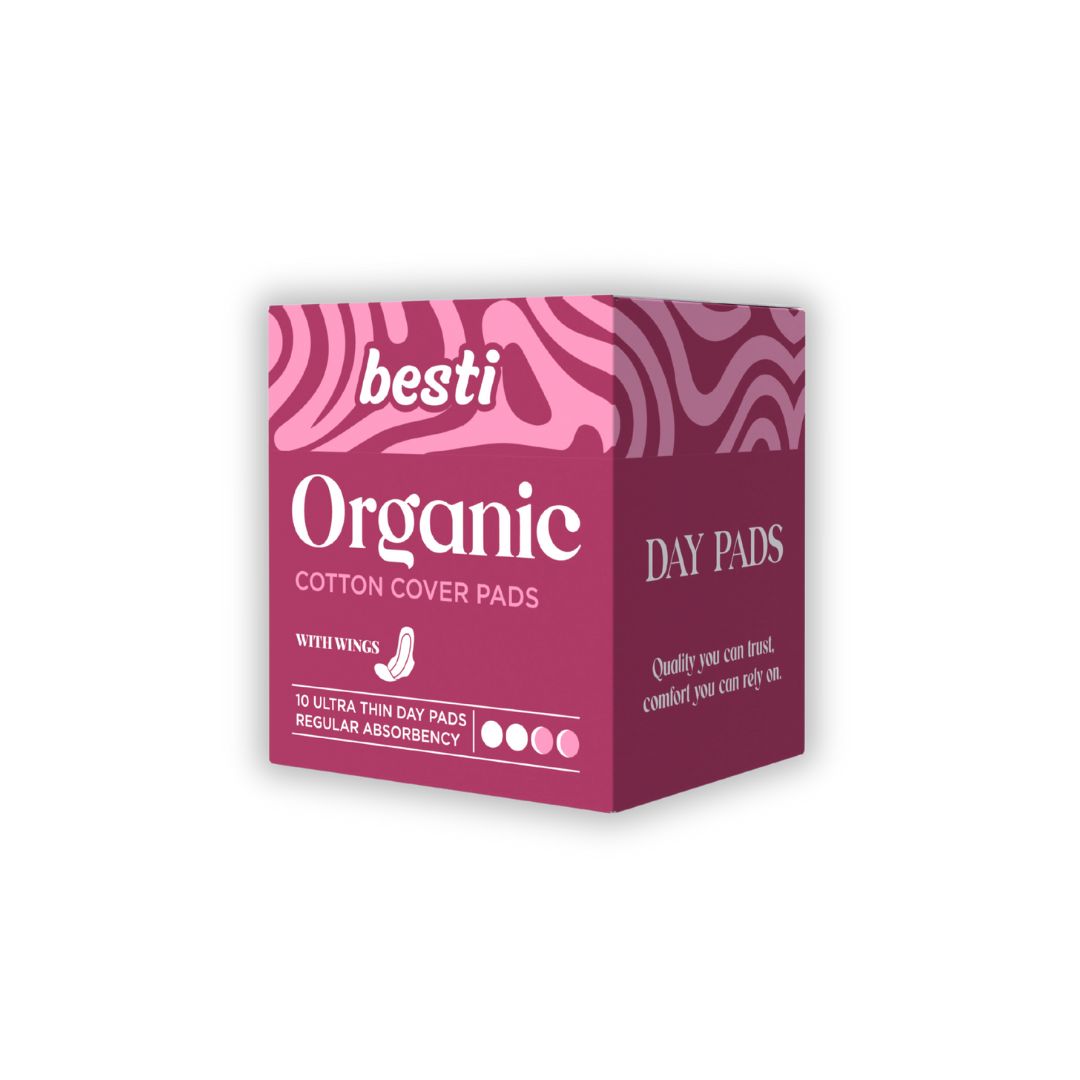 100% Organic Cotton Day Pads (10 Count)